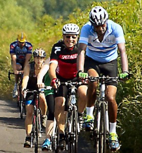 Bike Relay team