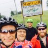 As we entered Maryland.