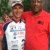 With long-time friend Joe Jones, founder of the Center for Urban Families. We made a 180 Great Dad Coin donation for their use.
