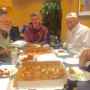 DHR17 crew eats pzza