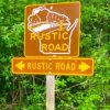 DHR17 - rustic road sign